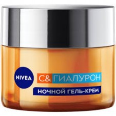 Нивея Ночной гель-крем для лица C&Гиалурон 50мл.